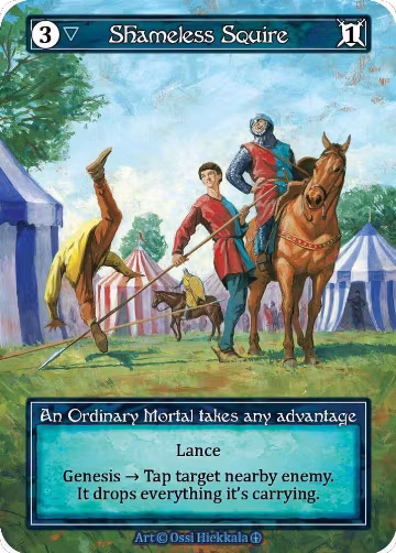 Shameless Squire (Foil), Arthurian Legends — Sorcery card price