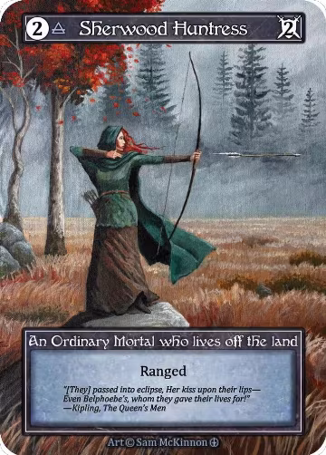 Sherwood Huntress (Foil), Arthurian Legends — Sorcery card price