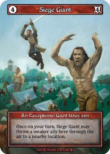 Siege Giant (Foil), Arthurian Legends — Sorcery card price