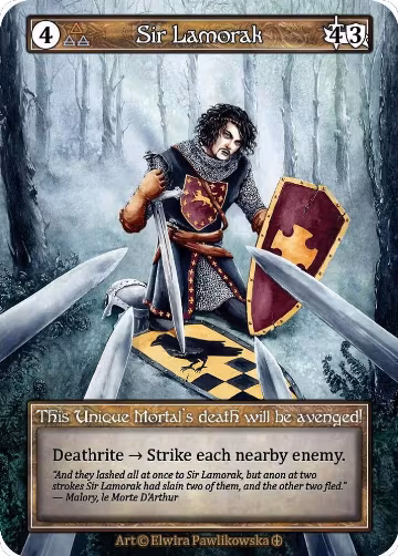 Sir Lamorak (Foil), Arthurian Legends — Sorcery card price