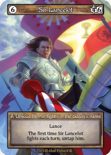 Sir Lancelot (Foil), Arthurian Legends — Sorcery card price