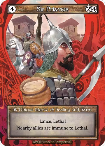 Sir Priamus (Foil), Arthurian Legends — Sorcery card price