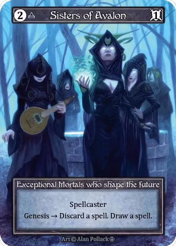 Sisters of Avalon (Foil), Arthurian Legends — Sorcery card price
