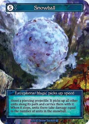 Snowball (Foil), Arthurian Legends — Sorcery card price