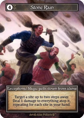 Stone Rain (Foil), Arthurian Legends — Sorcery card price