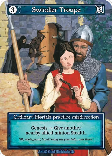 Swindler Troupe (Foil), Arthurian Legends — Sorcery card price