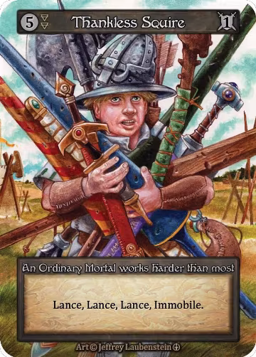 Thankless Squire, Arthurian Legends — Sorcery card price
