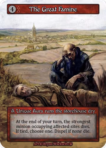 The Great Famine, Arthurian Legends — Sorcery card price