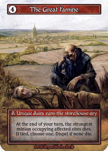 The Great Famine (Foil), Arthurian Legends — Sorcery card price