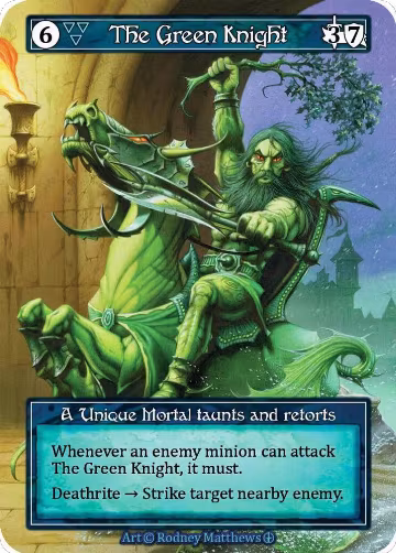 The Green Knight (Foil) — card price
