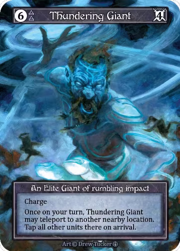 Thundering Giant (Foil), Arthurian Legends — Sorcery card price