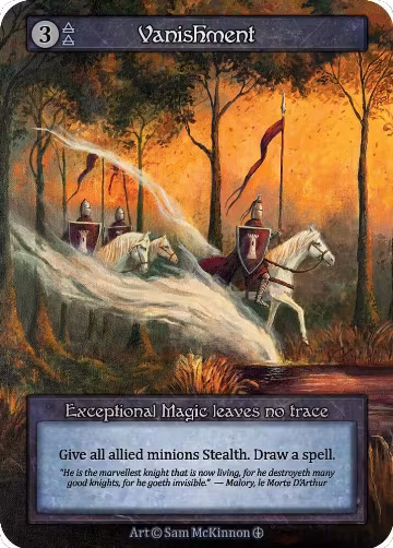 Vanishment, Arthurian Legends — Sorcery card price