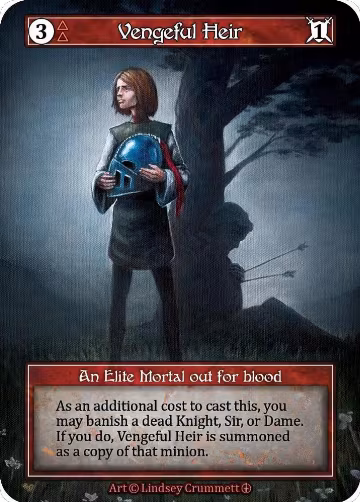 Vengeful Heir (Foil), Arthurian Legends — Sorcery card price
