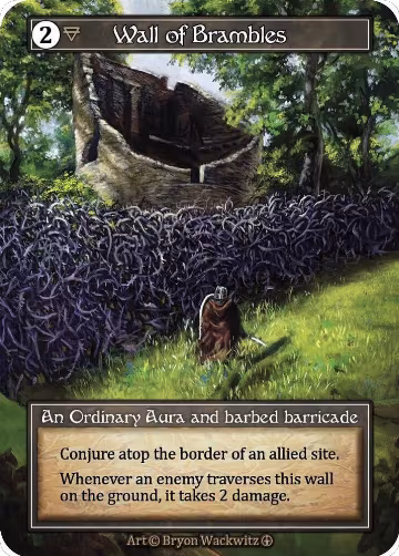 Wall of Brambles (Foil), Arthurian Legends — Sorcery card price