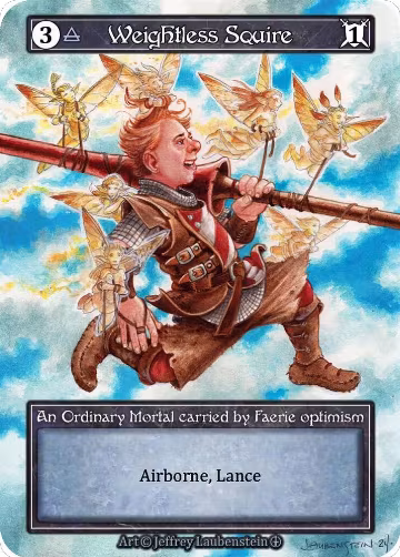 Weightless Squire (Foil), Arthurian Legends — Sorcery card price