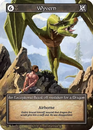 Wyvern (Foil), Arthurian Legends — Sorcery card price