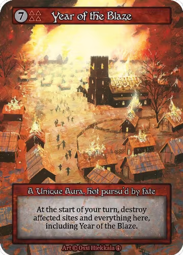 Year of the Blaze, Arthurian Legends — Sorcery card price