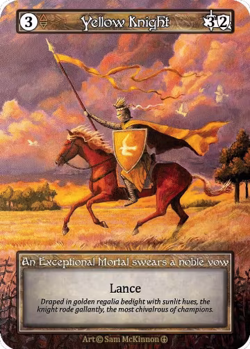 Yellow Knight (Foil), Arthurian Legends — Sorcery card price
