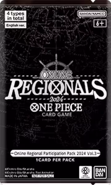 Online Regional Participation Pack 2024 Vol. 3, One Piece Promotion Cards — One Piece card price