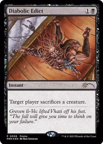 Diabolic Edict (Graphic Novel Insert) (6), Media Promos — Magic card price