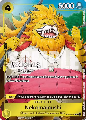 Nekomamushi (Offline Regional 2024 Vol. 3) (OP06-110), One Piece Promotion Cards — One Piece card price