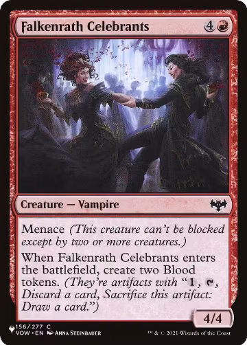Falkenrath Celebrants (156/277), The List Reprints — Magic card price
