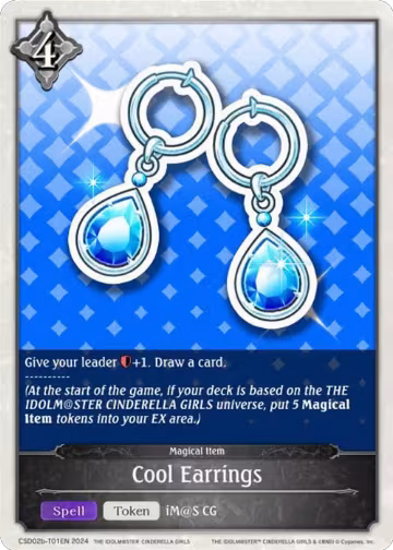 Cool Earrings (CSD02b-T01EN), THE IDOLM@STER CINDERELLA GIRLS — Shadowverse card price