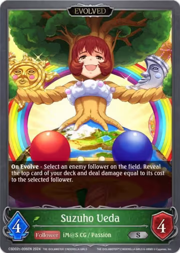 Suzuho Ueda (Evolved) (CSD02c-006EN), THE IDOLM@STER CINDERELLA GIRLS — Shadowverse card price