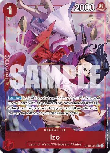 Izo (OP03-003) (Alternate Art) (OP03-003), Premium Booster -The Best- — One Piece card price