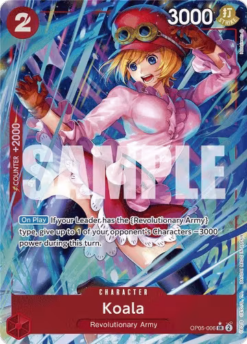 Koala (Alternate Art) (OP05-006), Premium Booster -The Best- — One Piece card price