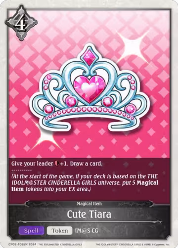 Cute Tiara (CP02-T03EN), THE IDOLM@STER CINDERELLA GIRLS — Shadowverse card price