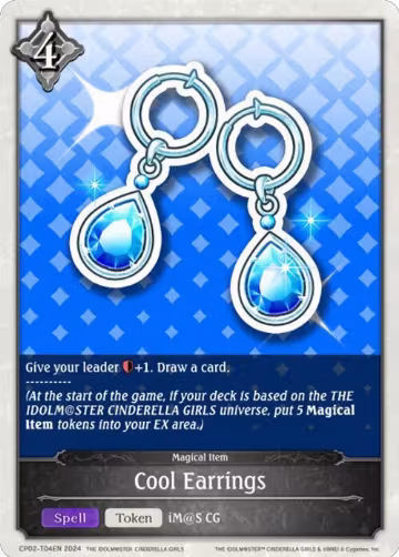 Cool Earrings (CP02-T04EN), THE IDOLM@STER CINDERELLA GIRLS — Shadowverse card price