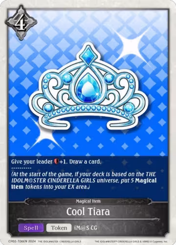 Cool Tiara (CP02-T06EN), THE IDOLM@STER CINDERELLA GIRLS — Shadowverse card price