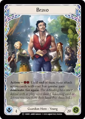 Bravo (1HB001), Historic Pack 1 Blitz Deck: Bravo — Flesh & Blood card price