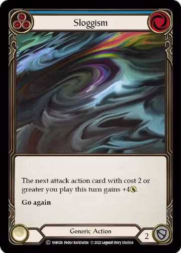 Sloggism (Blue) (1HB026), Historic Pack 1 Blitz Deck: Bravo — Flesh & Blood card price