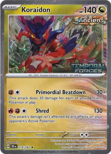 Koraidon - 119/162 (European Promo) (119/162), Miscellaneous Cards & Products — Pokémon card price
