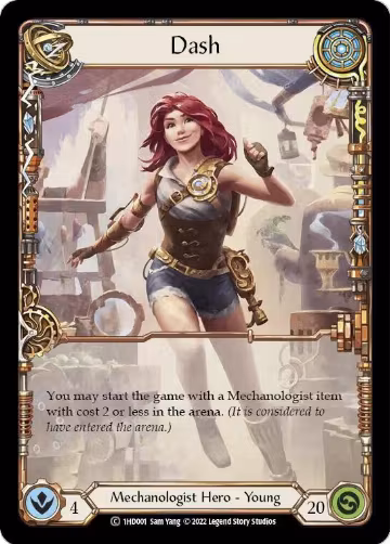 Dash (1HD001), Historic Pack 1 Blitz Deck: Dash — Flesh & Blood card price