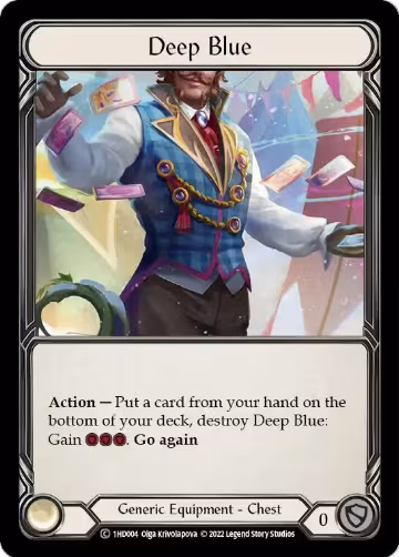 Deep Blue (1HD004), Historic Pack 1 Blitz Deck: Dash — Flesh & Blood card price