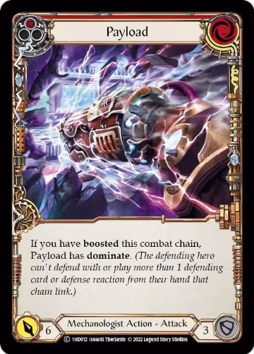 Payload (Red) (1HD012), Historic Pack 1 Blitz Deck: Dash — Flesh & Blood card price