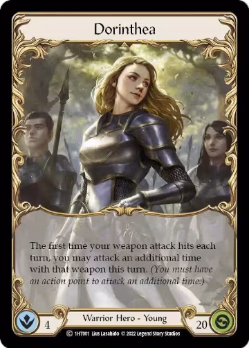 Dorinthea (1HT001), Historic Pack 1 Blitz Deck: Dorinthea — Flesh & Blood card price