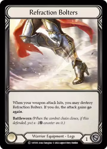 Refraction Bolters (1HT006), Historic Pack 1 Blitz Deck: Dorinthea — Flesh & Blood card price