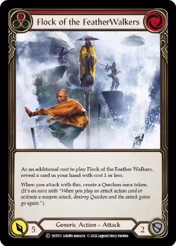 Flock of the Feather Walkers (Red) (1HT015), Historic Pack 1 Blitz Deck: Dorinthea — Flesh & Blood card price
