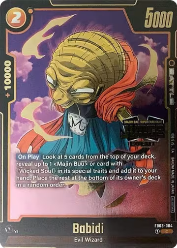 Babidi - FB03-084 (Judge Pack (Event Judge) 02) (FB03-084), Tournament and Championship Promos — DB Fusion card price