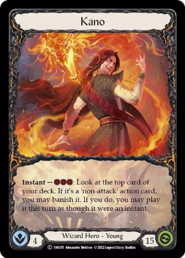 Kano (1HK001), Historic Pack 1 Blitz Deck: Kano — Flesh & Blood card price