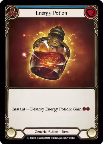 Energy Potion (Blue) (1HK026), Historic Pack 1 Blitz Deck: Kano — Flesh & Blood card price