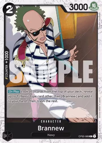 Brannew (Jolly Roger Foil) (OP03-089), Premium Booster -The Best- — One Piece card price