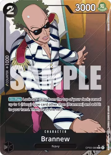 Brannew (Full Art) (OP03-089), Premium Booster -The Best- — One Piece card price