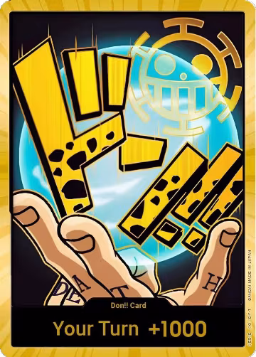 DON!! Card (Trafalgar Law) (Gold), Premium Booster -The Best- — One Piece card price