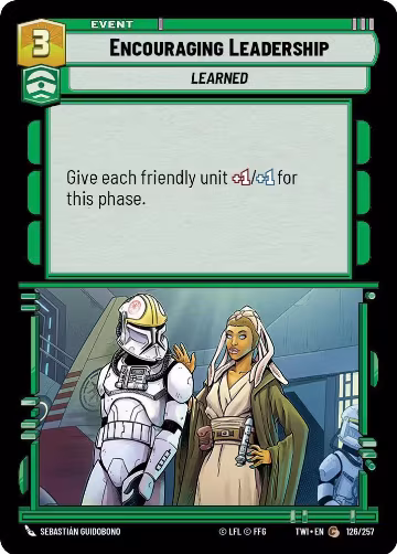 Encouraging Leadership (126/257), Twilight of the Republic — Star Wars card price