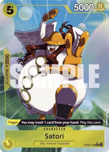 Satori (Alternate Art) (OP05-105), Premium Booster -The Best- — One Piece card price